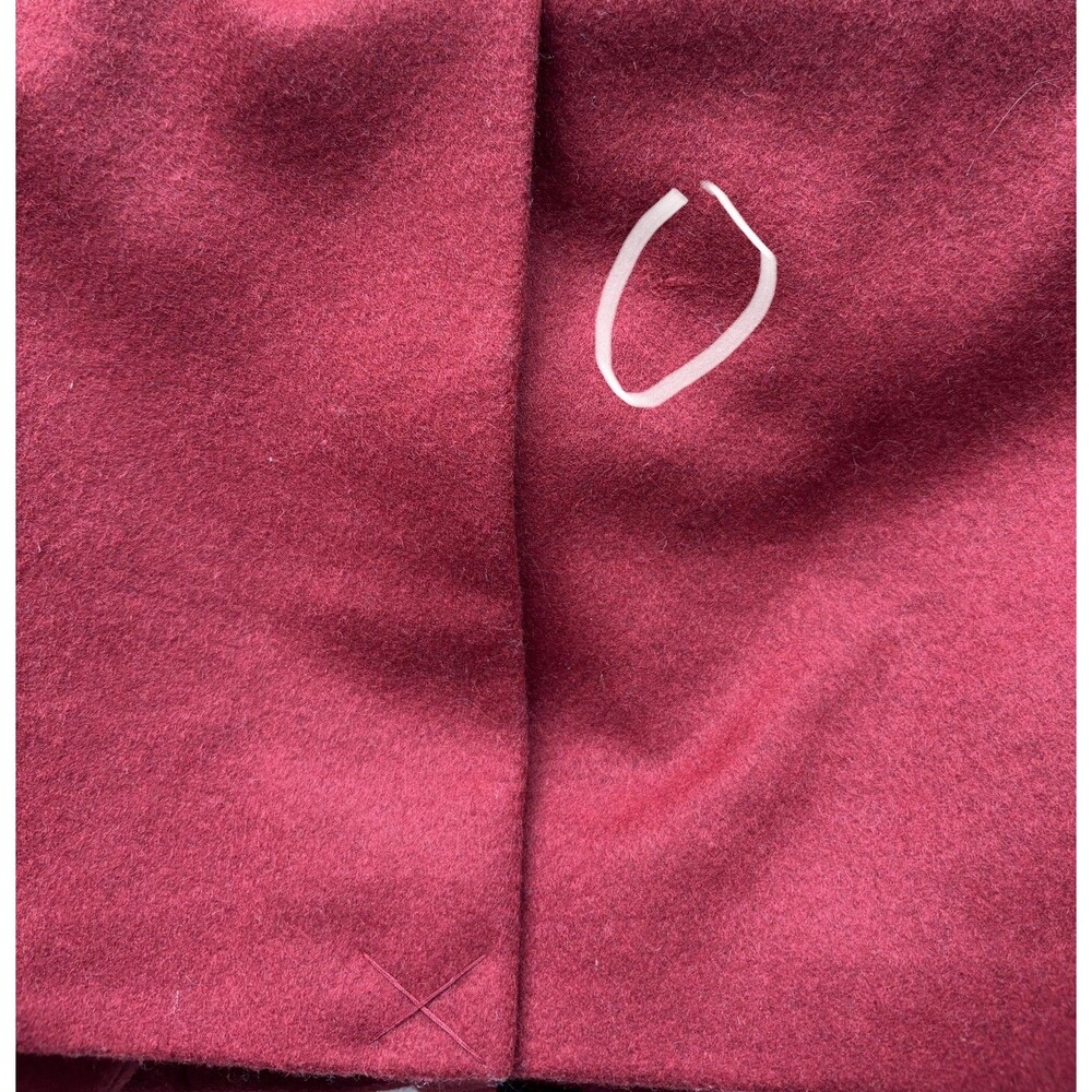Lauren Ralph Lauren Women's Wool Blend Coat Fully Lined Sienna Red Color Size 8 - Picture 13 of 14